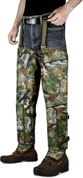 QOGIR Snake Guard Protection Chaps: Snake Bite Protection for Ankle to Thigh Snake Chaps, Waterproof Snake Gaiters
