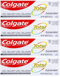 Colgate Total Clean Mint Toothpaste 0.88 oz ( Pack of 4)