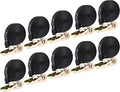 LIFERUN 10 Pack 1" x 20' Ratchet Straps Heavy Duty, 1760lbs Break Strength Endless Ratchet Strap, NO Hook, Tie Down Straps for Motorcycles, Goods, Luggage,Black