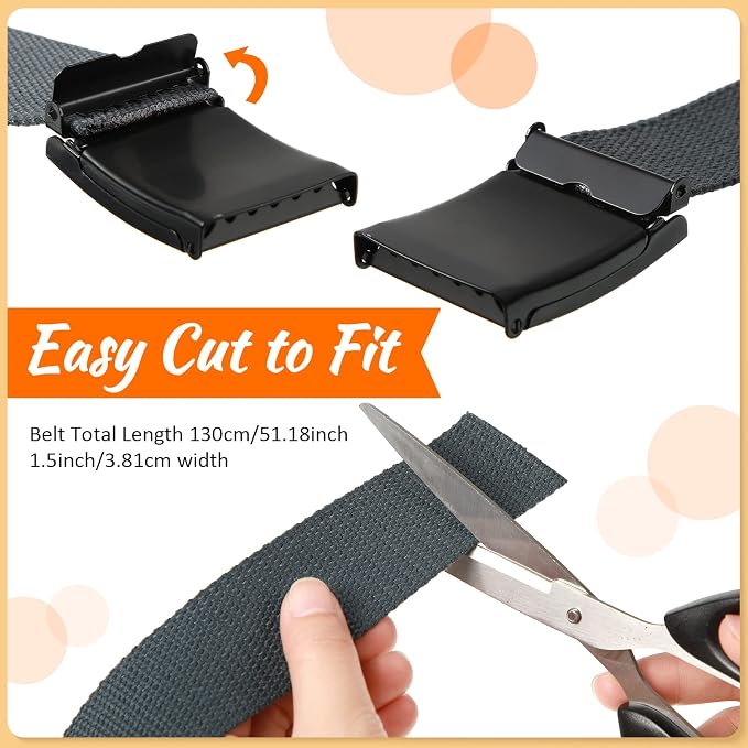 Yahenda 20 Pcs Web Belt for Men Women Belt Adjustable Canvas girdle Golf Strap with Military Buckle Casual Web girdle