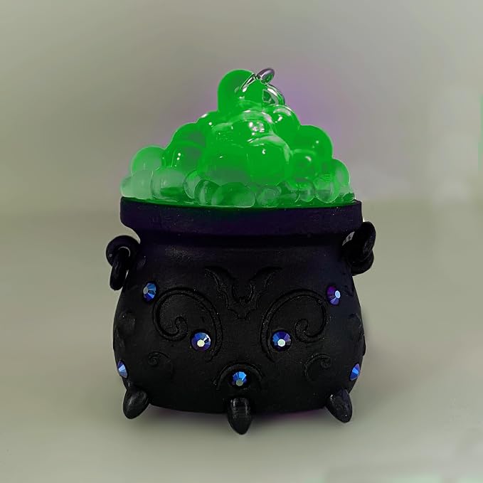 Bath & Body Works Light-Up Spooky Cauldron Hand Gel Holder with a Natural Oats Sample Soap