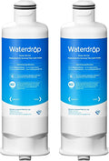 Waterdrop WD-F45 Replacement for Samsung® DA97-17376B, HAF-QIN/EXP, DA97-08006C, RF28R7201SR, RF28R7351SG, Refrigerator Water Filter, 2 Filters