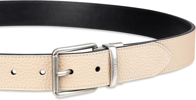 DOCKERS Men's Two-in-one Reversible Rotative Buckle Everyday Casual Dress Belt (Regular and Big & Tall Sizing)