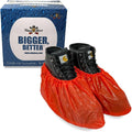 ShuBee Waterproof Shoe & Boot Covers Slip-Resistant Disposable for Plumbing Construction Floor Protection - 40 Pair