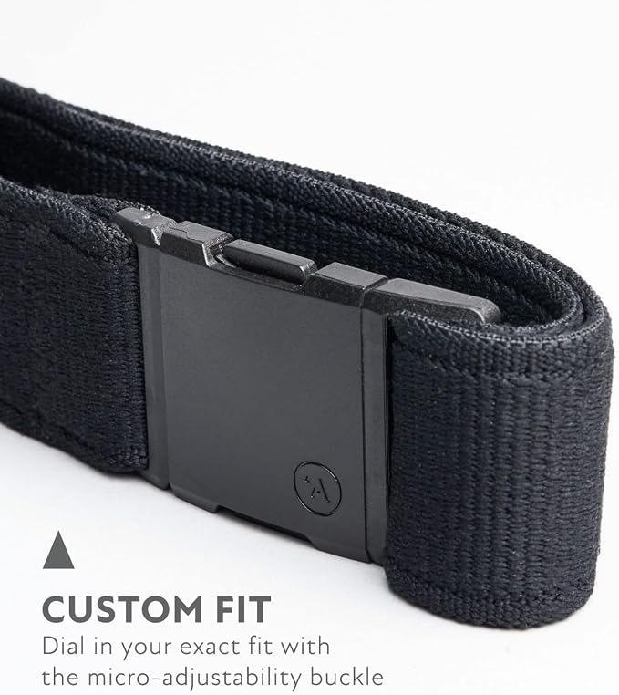 Arcade Belts A2 Unisex Adventure Belt: Heavy Duty Stretch, Metal Free Buckle