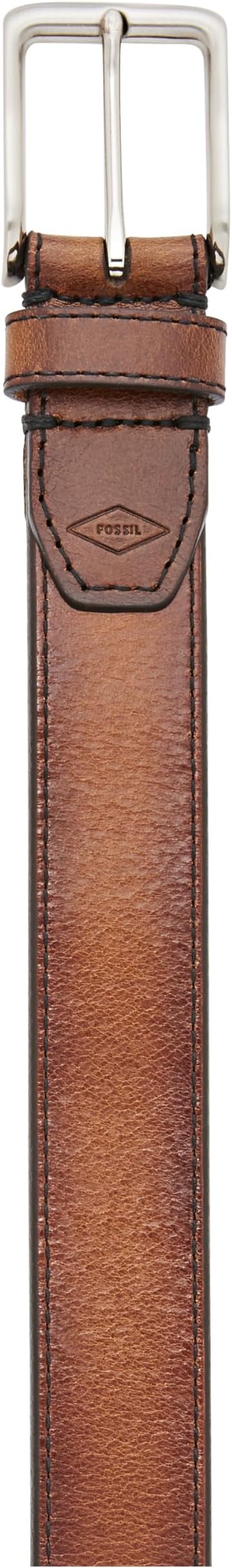 Fossil Brown Leather Belt for Men