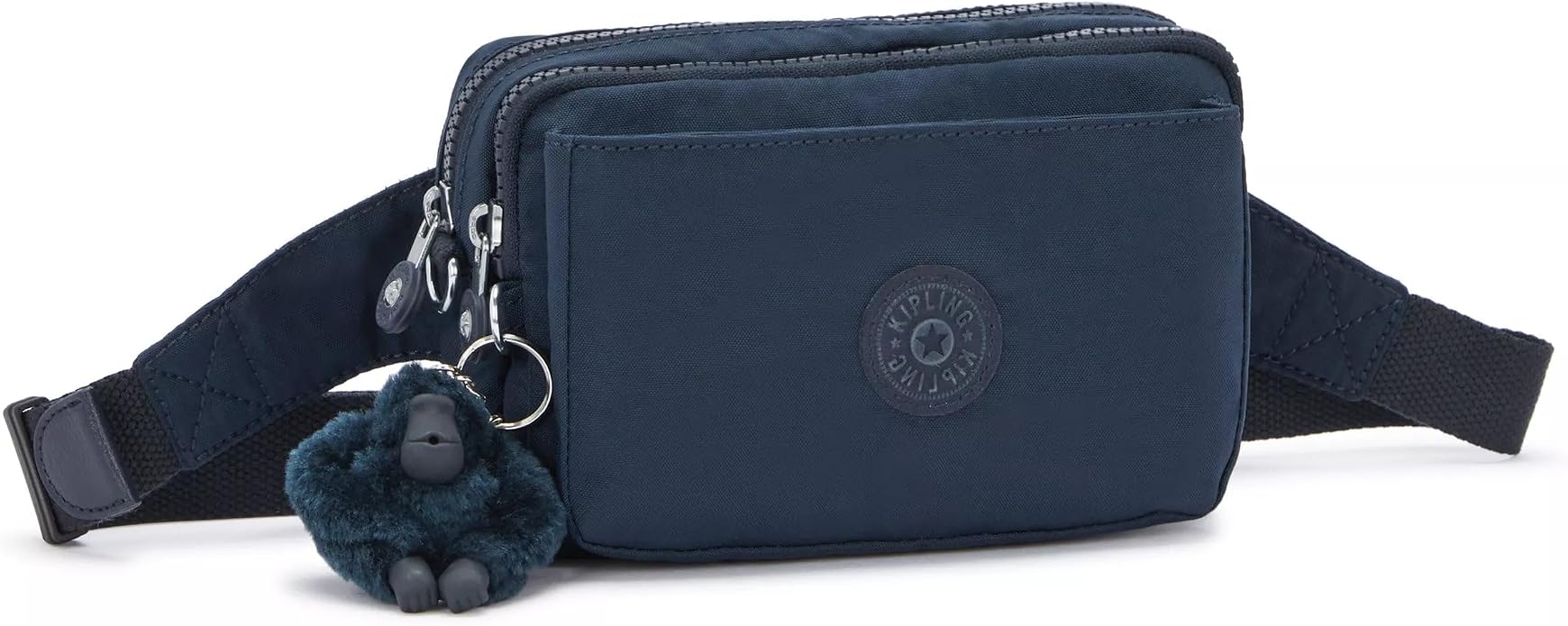 Kipling Women’s Abanu Multi Crossbody Bag, Lightweight, Adjustable Nylon Waist Pack with Multi-Compartment Zip Pockets