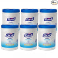PURELL Hand Sanitizing Wipes, Fresh Citrus Scent, 270 Count Alcohol-free formula Sanitizing Wipes in Eco-Fit Canister (Case of 6) - 9113-06