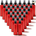 90 Pack 4oz Plastic Spray Bottles Bulk, Reusable Refillable Fine Mist Empty Mini Spray Bottles, Travel Size Small Sprayer for Essential Oils, Perfume, Cleaning Solutions (Amber)