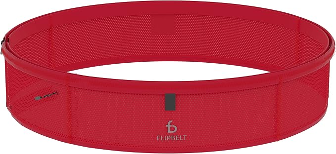 FlipBelt Lightweight Running Air Belt, Fitness and Running Fanny Pack for Women and Men, Non Chafing Waist Band Pack for Phone, Keys, Money, Moisture Wicking Storage Belt, USA Company