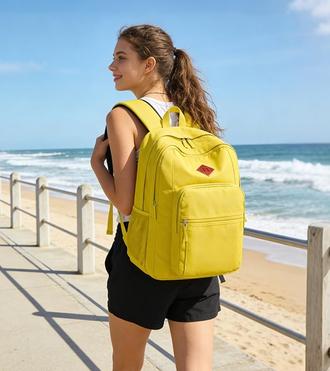 abshoo Classical Basic Travel Backpack For School Water Resistant Bookbag | For School, For School