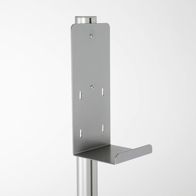 M&T Displays Floor Stand Universal Holder for Liquid/Lotion Soap or Hand Sanitizing Products, Medical Face Mask, Disposable Glove, Wipe, Facial Tissue