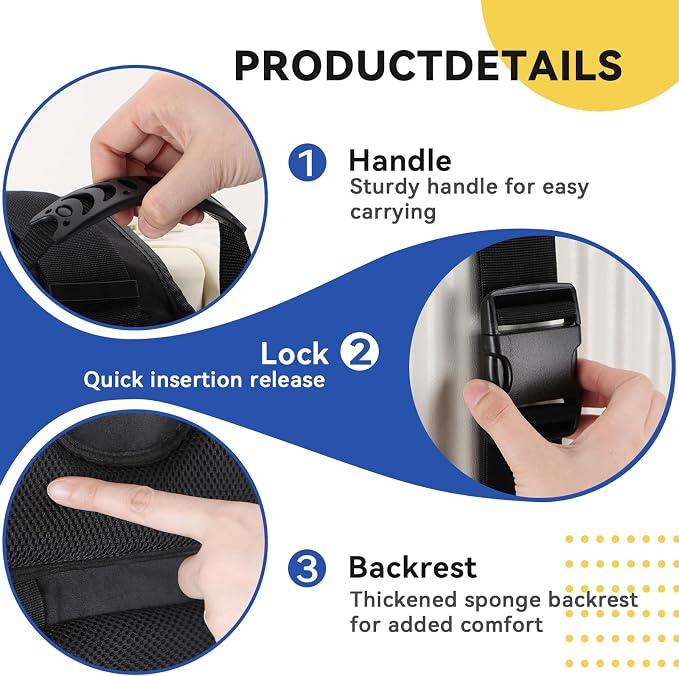 Luggage Backpack Conversion System Luggage Connector Straps – Cross Shaped External Frame Backpack with Handle, Quick-Release Lock, Backrest –Backpack Luggage Strap for Suitcase, Trolley, Handbag