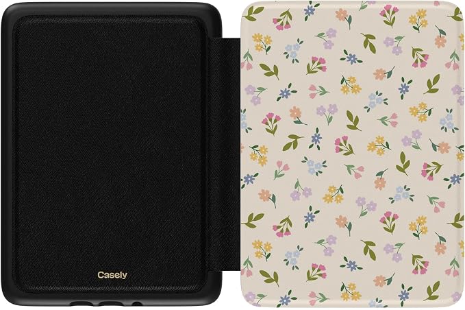Casely Kindle Case | Ditsy Floral | Tiny Flowers | Compatible with 7” Kindle Colorsoft and 7” Kindle Paperwhite (12th Gen 2024 Models)