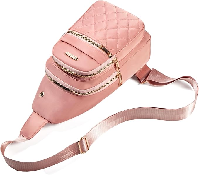 Banelu Small Sling Bag Crossbody Sling Backpack for Women, Chest Bag Daypack Cross Body Bag Fanny Pack for Outdoors Hiking Traveling