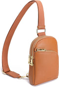 INICAT RFID Blocking Sling Bag, Anti Theft Crossbody Bag for Women Compact Travel Purses Vegan Leather