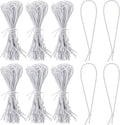 1000 Pcs 9 Inch Long Elastic Loop for Attaching Tags, Easy and Fast to Attach, Bundle of White Elastic String for Hang Tag, Clothes Tabs, Price Tabs, Luggage Label