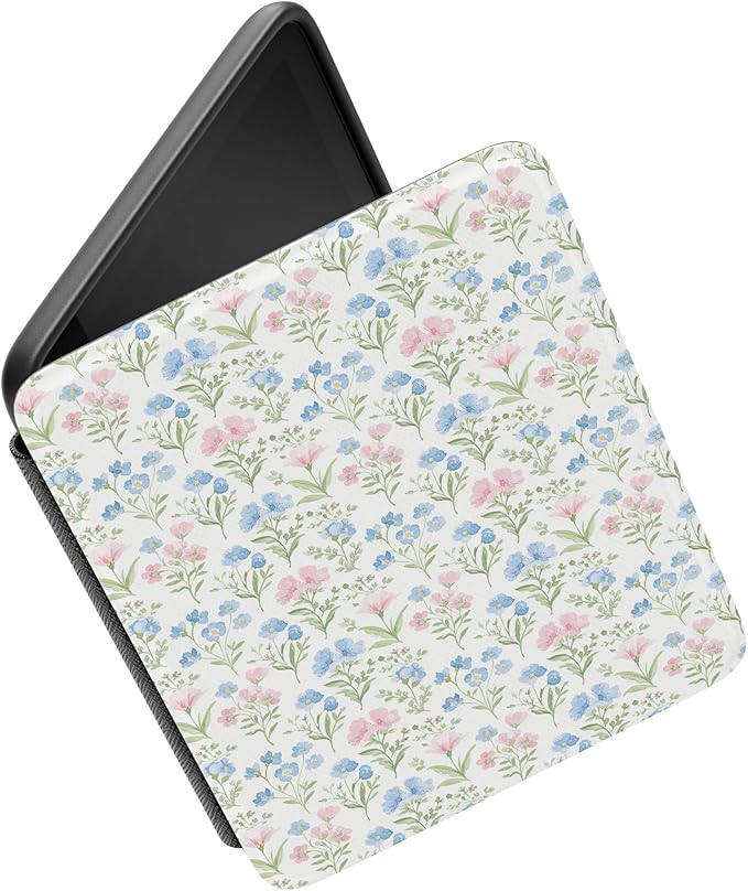 Casely Kindle Case | Pastel Flowers | Sunday's Best | Compatible with 7” Kindle Colorsoft and 7” Kindle Paperwhite (12th Gen 2024 Models)