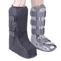 Walking Boot Cover for Medical Fracture Cast Black Tall, Small | Water Resistant Slip Resistant Rubber Sole Easy On and Off Snug Fit