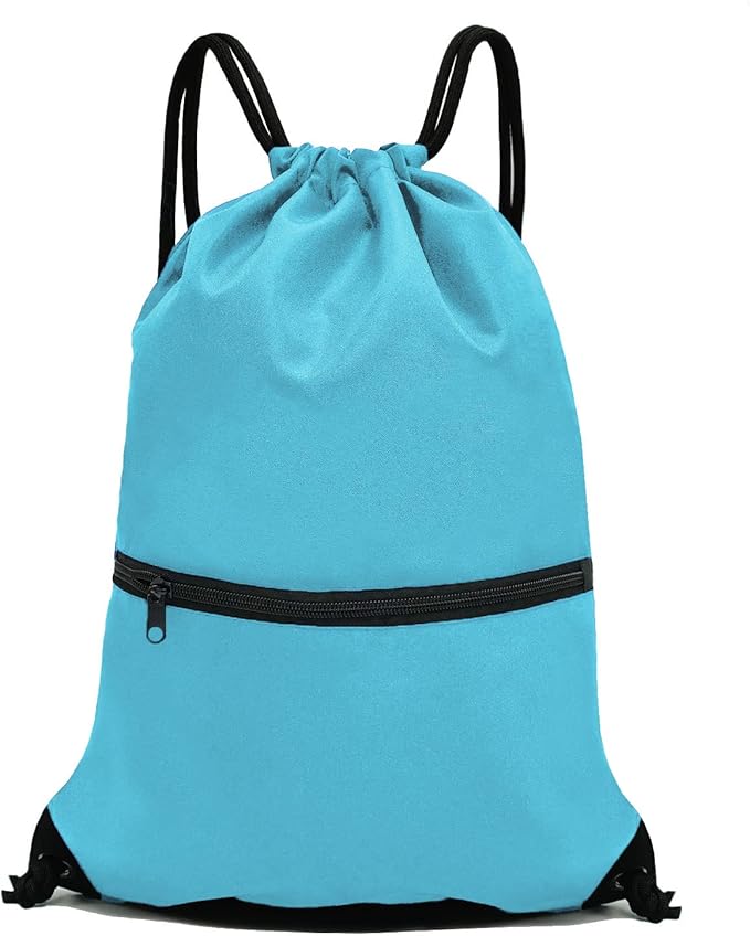 HOLYLUCK Drawstring Backpack Bag Sport Gym Sackpack