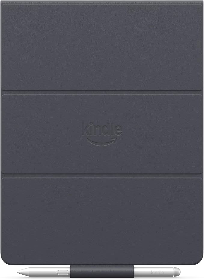 Amazon Kindle Scribe Folio Cover with Magnetic Attach, Designed with Sustainability in Mind, Functional & Protective Case - Plant-Based Leather
