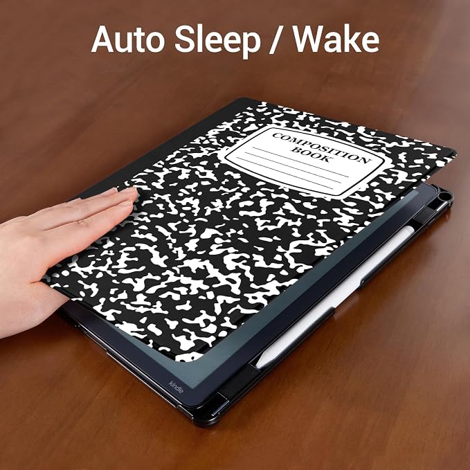 CoBak Case for 11" Kindle Scribe 3rd Generation 2025, Kindle Scribe Colorsoft - All New PU Leather Cover with Auto Sleep Wake, Pen Holder for Scribe 11" 2025 Released