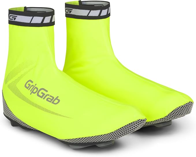 GripGrab RaceAqua Waterproof Road Bike Rain Aero Overshoes Windproof Cycling Shoe-Covers Sleek Tight Fitting Gaiters