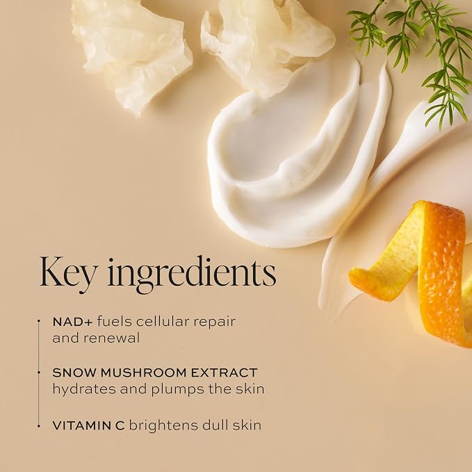 DIME Beauty Dewy Recovery Mask - Overnight Hydrating Face Mask with NAD+, Vitamin C and Snow Mushroom, Brightening Plumping Sleeping Mask, Vegan, Cruelty-Free, 3.38 oz / 100 ml