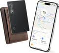 Wallet Tracker Card 0.07in Slim, Compatible with Apple Find My iOS Only, Bluetooth Tracker Smart Tracking Card Wallet Finder, IP68 Waterproof, Item Locator for Luggage Tags, Passports, Purse