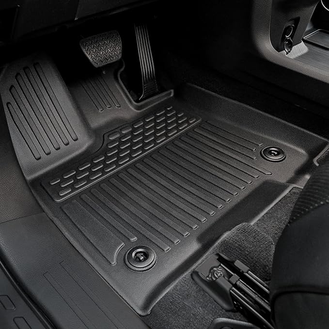 Floor Mats for Toyota Sienna 2021-2026, All Weather Floor Mats Lower Trunk Cargo Liner Accessories, Full Coverage Set (Fit 7 Seats)