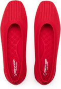 Frank Mully Women's Flats Square Toe Flats Comfortable Slip on Washable Ballet Flats Shoes for Women Dressy Work