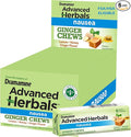 From the Makers of Dramamine, Advanced Herbals, Ginger Chews, Nausea Relief Soft Chews Lemon-Honey-Ginger, 6 Count, 12 Pack