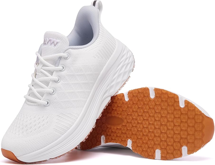 AVW Womens Non Slip Work Shoes Water Resistant Walking Sneakers Food Service Chef Kitchen Shoes