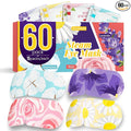 AROIC 60 Pack Steam Eye Masks Disposable, Heated Eye Mask Warm Compress for Eyes, Relaxation Mothers Day Gifts Self Care for Women, Spa Travel Essentials - Lavender, Unscented, Chamomile, Rose