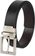Calvin Klein Men’s Reversible Leather Belt - 2‑in‑1 Versatile Modern Style