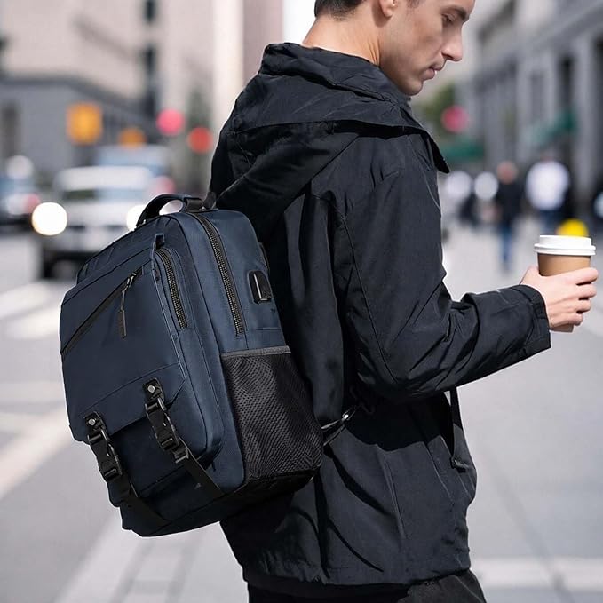 Leaper Anti-Theft Crossbody Sling Bag：one-handed quick-open lock in 3 seconds & hidden zippered pockets for Travel, Work & Daily Commute, DarkGreen