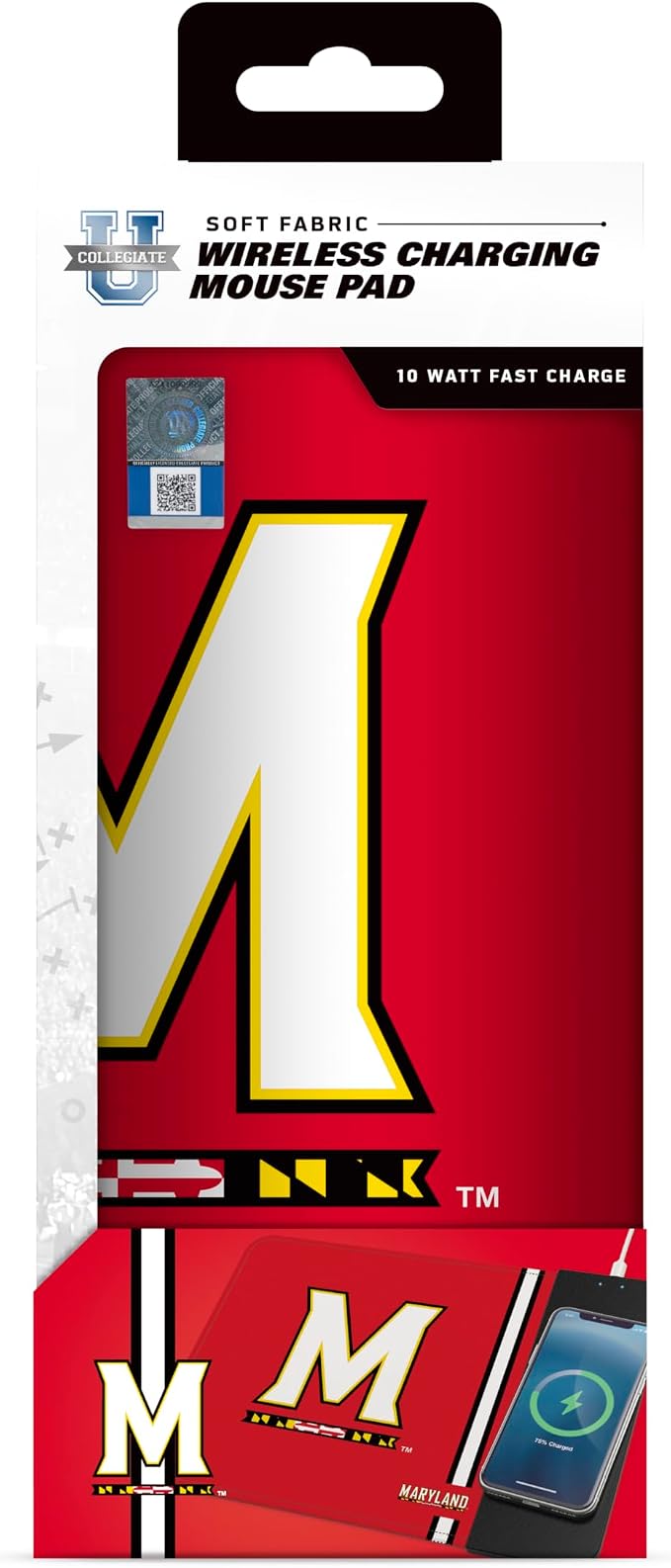 SOAR NCAA Unisex Cell Phone Wireless Charging Mouse Pad
