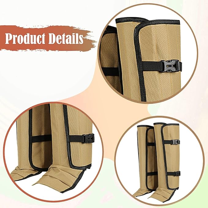 Leg Shoe Covers Waterproof TPU Adjustable Outdoor Walking Hiking Camping Trail Running Suitable for Men Women Snowshoeing