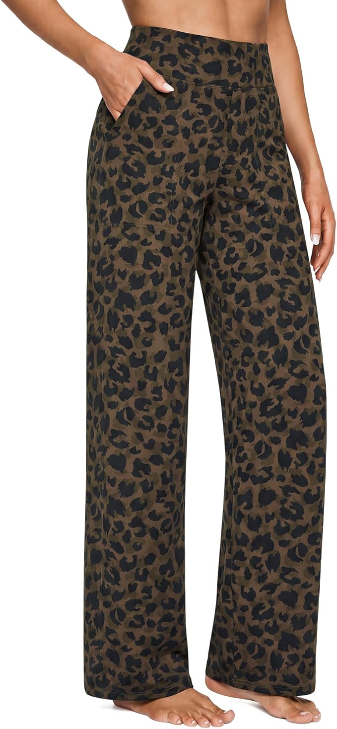 G4Free EverGoing Yoga Pants Women Wide Leg Pants with Pockets High Waist Stretch Dress Casual Sweatpants Petite/Regular/Tall