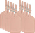 PATIKIL Leather Luggage Tag, 30 Pcs Luggage Tags Pu Bag Tags for Suitcases Airplane Travel Essentials, Pink