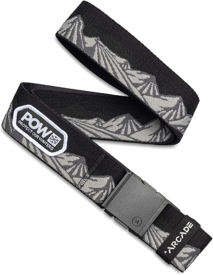 Arcade Belts A2 Unisex Adventure Belt: Heavy Duty Stretch, Metal Free Buckle