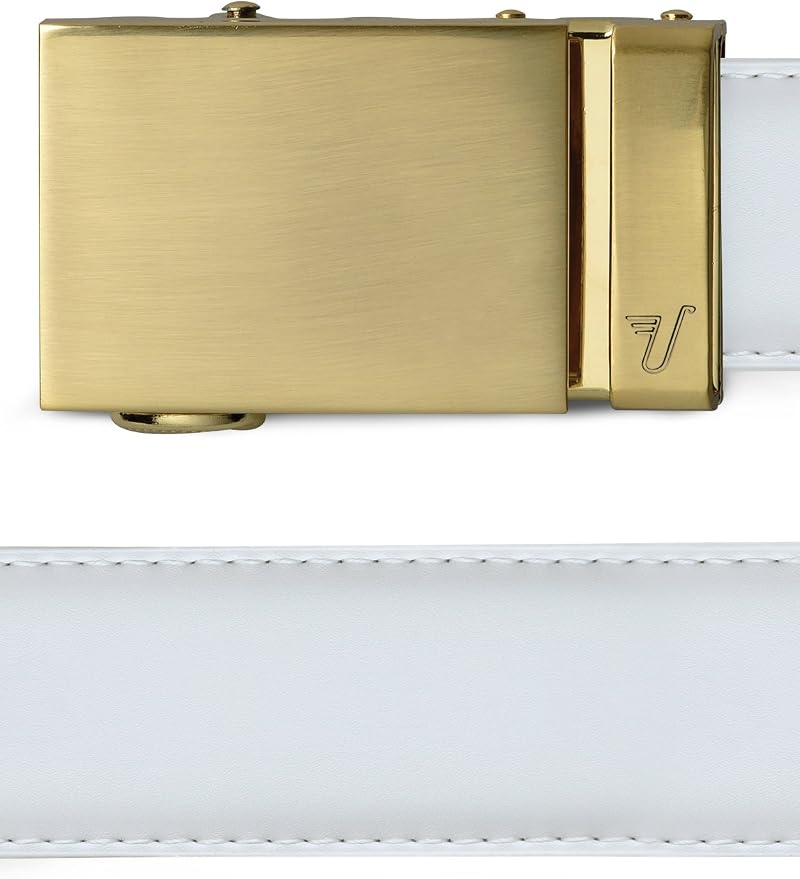 Mission Belt Men's Leather Ratchet Belt, 40mm Metal Collection