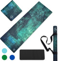June & Juniper Travel Yoga Mat Foldable Lightweight - Thin Light Non-Slip Travel Yoga Mat Eco
