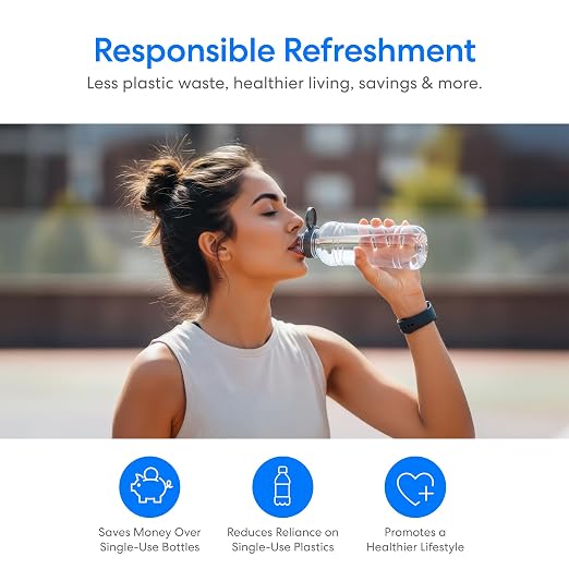 Brio Bottleless Water Cooler Dispenser w/ 4-Stage Filters (Included) removes PFAS & Microplastics for Clean Drinking Water, NSF Certified | 3 Temp (Hot, Room, Cold) w/Child Safety Lock & LED Display