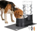 RIZZARI 7L Elevated Dog Water Dispenser with Comfortable Feeding Height | Gravity Auto Refill,Spill-Resistant Base,Stable Anti-Tip Design,Easy Water Refilling,Easy to Disassemble