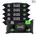 DUDE Wipes Herbal Relief Flushable Wipes - Extra-Large Adult Wet Wipes - 6 Pack (288 Count) - Infused with Soothing Witch Hazel, Geranium Essential Oils, Vitamin E, and Aloe - Septic and Sewer Safe