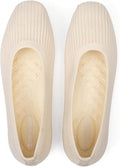 Frank Mully Women's Flats Square Toe Flats Comfortable Slip on Washable Ballet Flats Shoes for Women Dressy Work