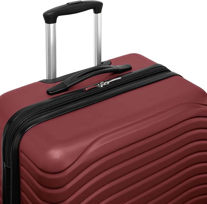 Everest Expandable Hardsided Spinner (Wine, 20-Inch Carry-On)