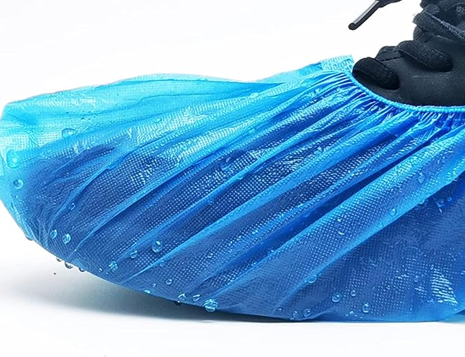 QIANSOU 1000 PCS Bulk Shoe Covers Disposable Durable Waterproof Boot Covers