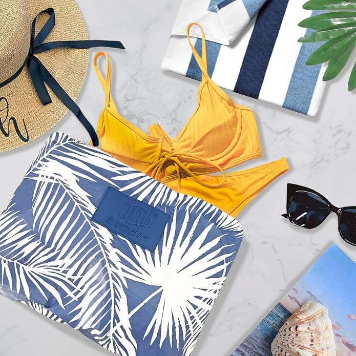 100% Coated Tyvek Material, Beach Pouch, Waterproof Pouch for Beach, Makeup Pouch, Wet Dry Bag,Clutch